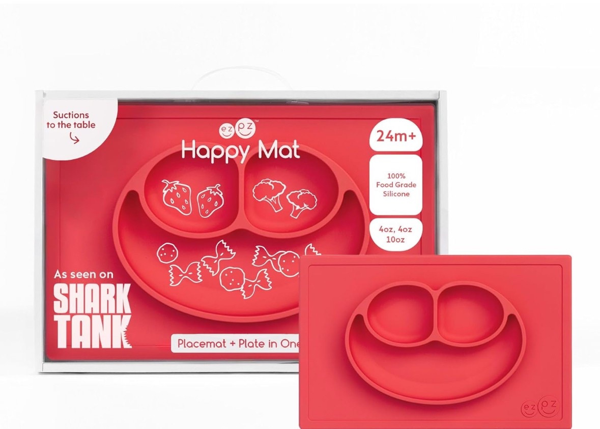 Plate and placemat in one—perfect for high chairs