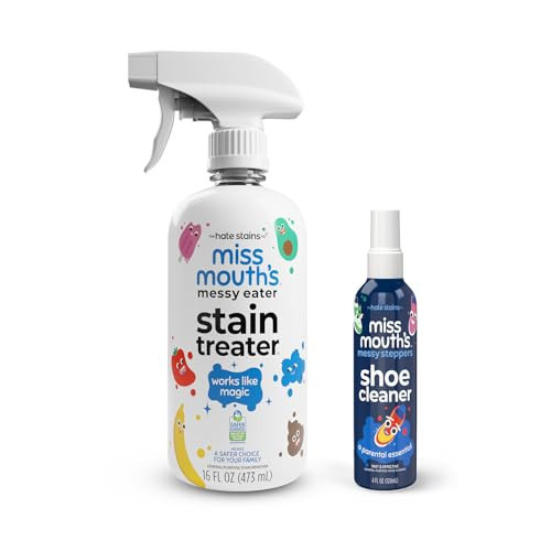 Miss Mouth's Messy Eater Stain Treater 16oz and Messy Steppers 4oz Shoe Cleaner | Amazon (US)