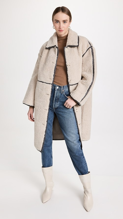 Reversible Faux Shearling Coat | Shopbop
