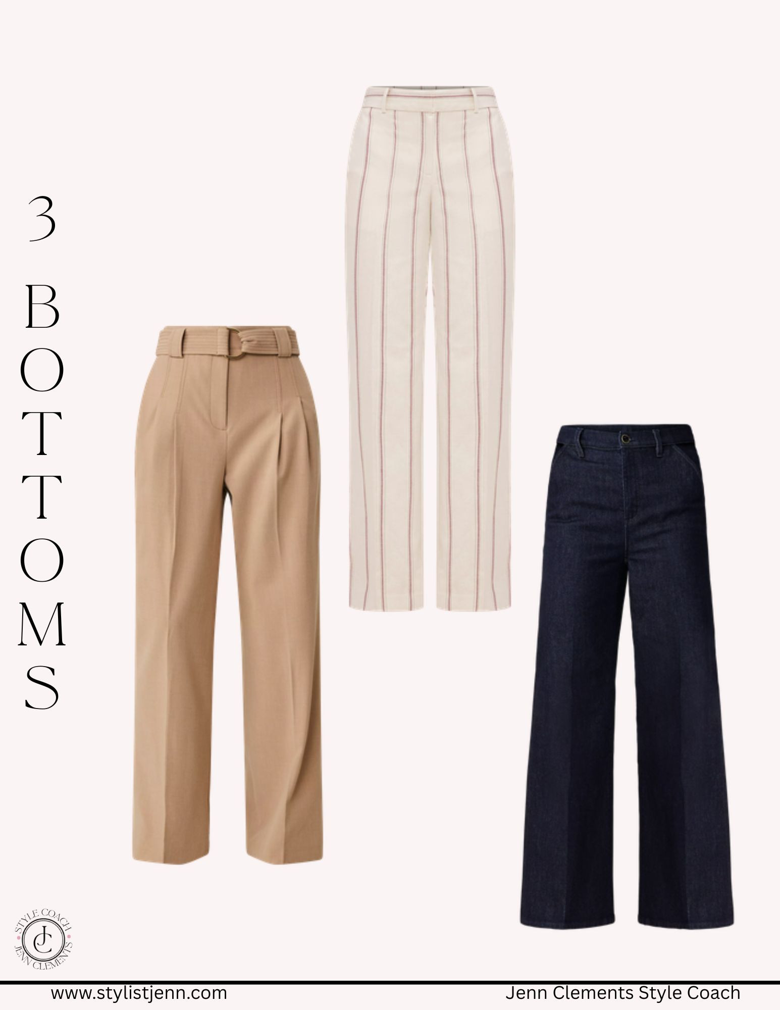Wide-leg trousers, polished denim, and tailored pinstripes — these bottoms anchor every look in this week's summer workwear capsule. Discover how to wear them 7+ ways in the free lookbook. 

 #LTKSeasonal #LTKOver40 #LTKWorkwear