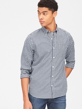 Lived-In Stretch Poplin Shirt | Gap (US)