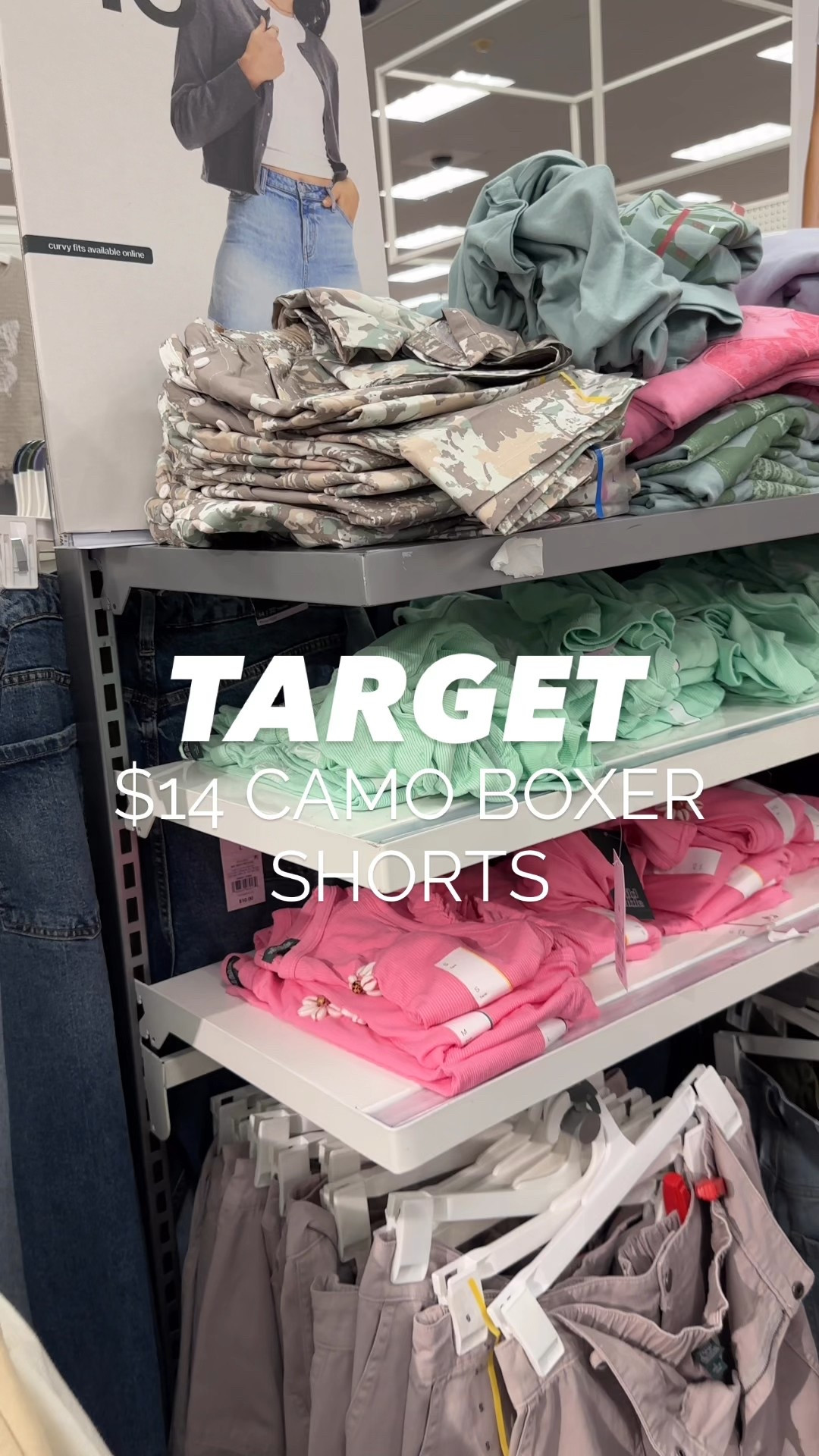 These $14 camo boxer shorts from Target?! RUN. 🫣 They’re comfy and cute, and totally nailing the boxer short trend right now. Perfect for lounging but also so easy to style for a casual on-the-go look—whether it’s a tee and sneakers or a cropped tank and sandals. I have a feeling these are gonna fly 👀

Comment SHOP for links sent straight to your DMs!
Follow @styledinasnap_ for more affordable fashion finds you don’t wanna miss 💸

#TargetStyle #TargetFinds #TargetFashion #CamoShorts #BoxerShortsTrend #AffordableFashion #StyledInASnap #MomStyle #OOTD #StyleOnABudget #CommentSHOP #EverydayStyle

#LTKStyleTip #LTKOver40 #LTKSeasonal
