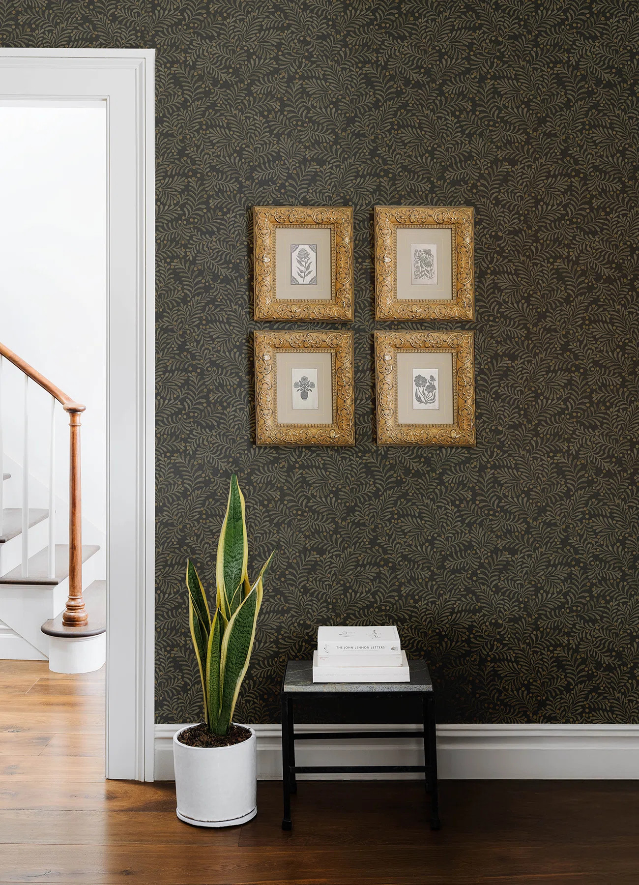 Chrysantha Sage Berry Branches Wallpaper | Wayfair North America