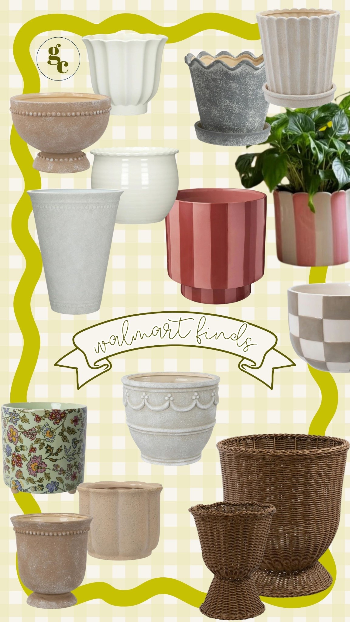 Walmart planters and pots look for less! These look like pottery barn but for a fraction of the price! Lots of these are from the my Texas home collection! Love the wicker urns and know they will sell out fast! Get ready for spring in the garden!

#LTKHome #LTKSeasonal #LTKFindsUnder50