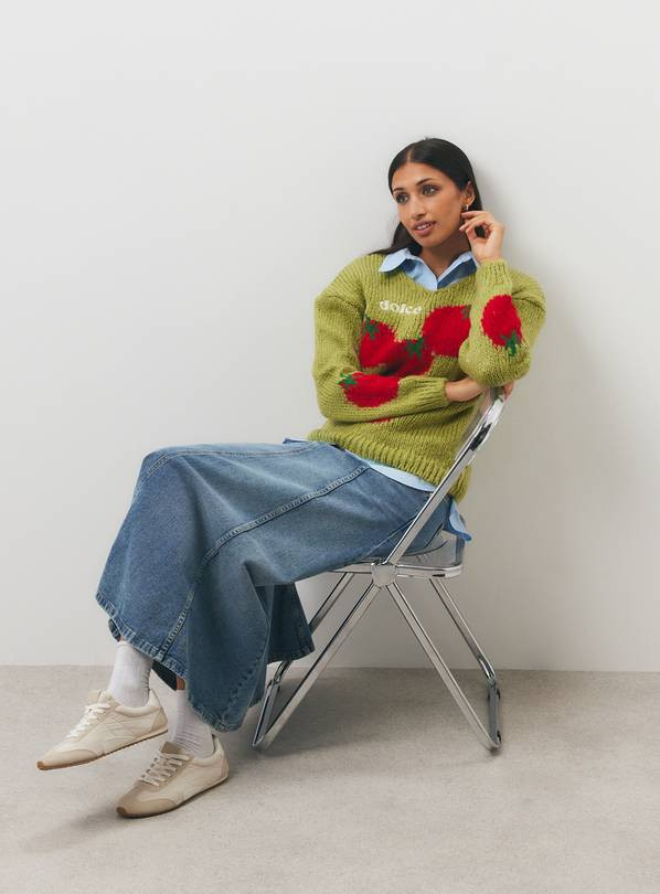 Buy Green Tomato V-Neck Jumper S | Jumpers | Tu | Tu Clothing