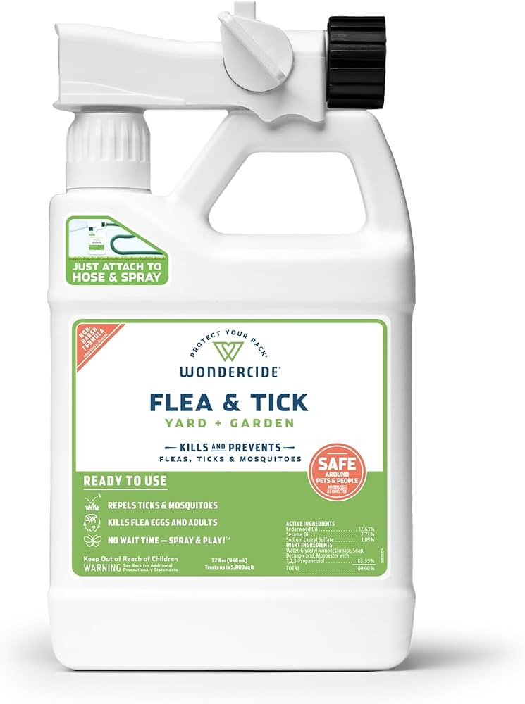 Wondercide - Ready to Use Flea, Tick, and Mosquito Yard Spray with Natural Essential Oils – Mos... | Amazon (US)