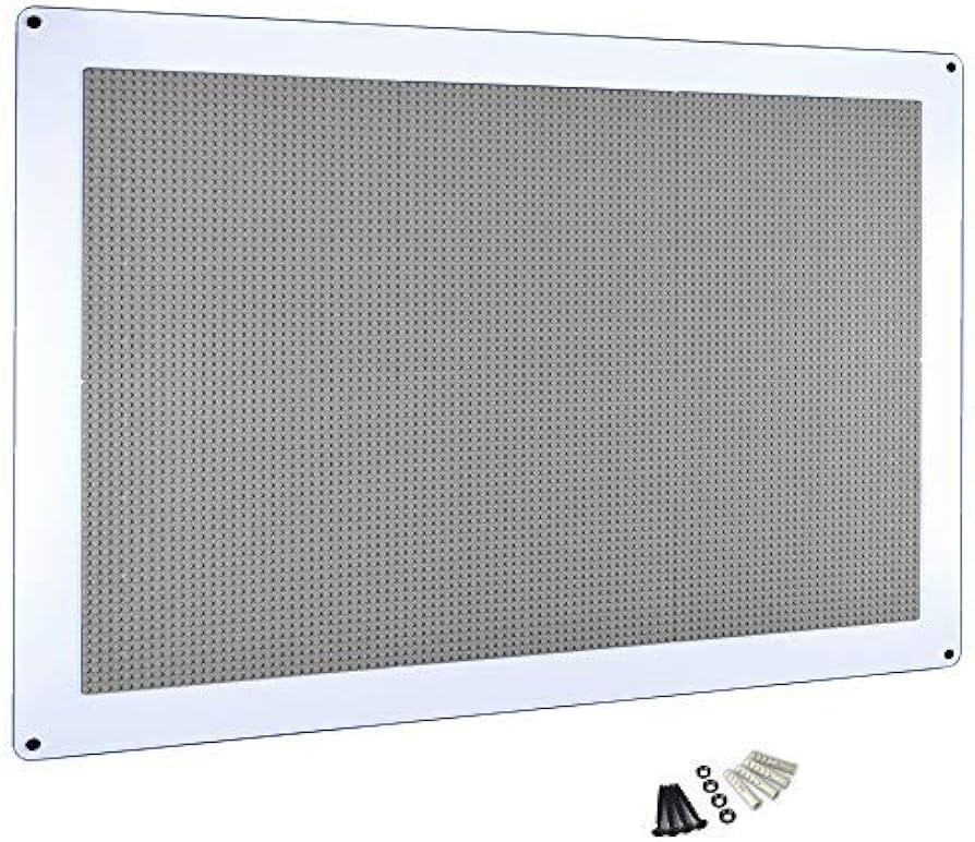 Creative QT - Large Play-Up Building Brick Play Wall Panel, 24”x34” - Pre-Assembled Makerspac... | Amazon (US)