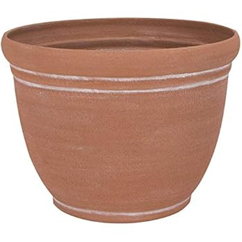 Rocky Mountain Goods Resin Planter Pot with Terra Cotta Finish - Heavy Duty Break Proof Resin wit... | Amazon (US)