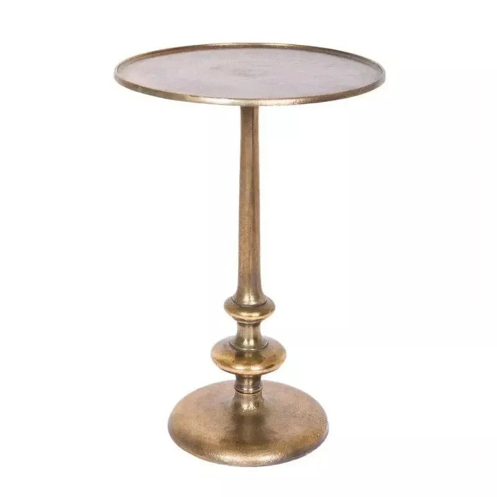 Antique Brass Unique Design Cocktail Round Accent Drink Stand End Side Table – Elegant and Time... | Walmart (US)