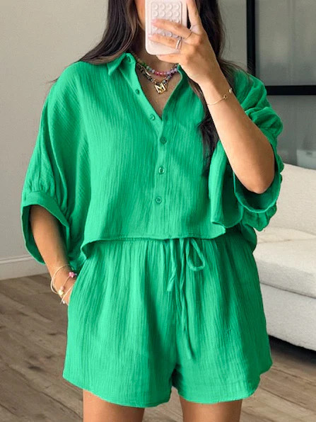 Cool Harbor Cotton Top | Emerald | Talulah