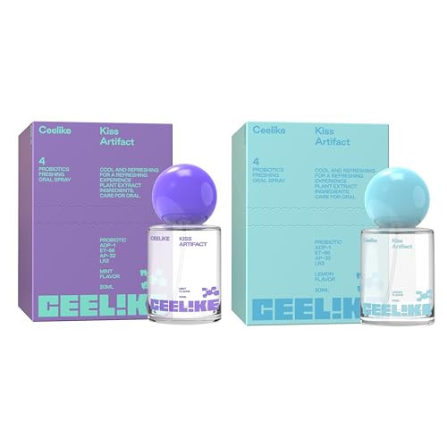 CEELIKE Oral Spray - Fresh Breath, Mint & Lemon Flavors, 20ml (Pack of 2) - Natural Freshness for Daily Oral Care | Amazon (US)