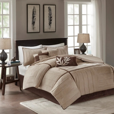 Dune California King 7 Piece Comforter Set, Beige | Ashley Homestore
