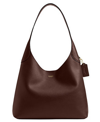 Brooklyn Large Leather Shoulder Bag 34 | Macy's