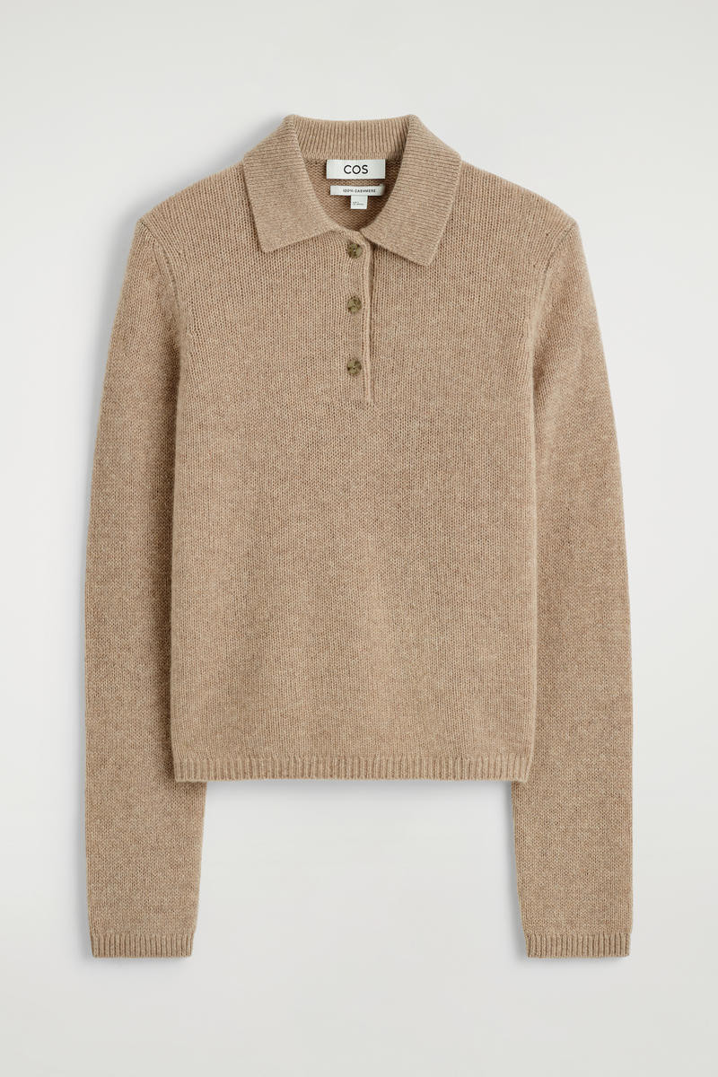 Cashmere Polo Sweater | COS (US)