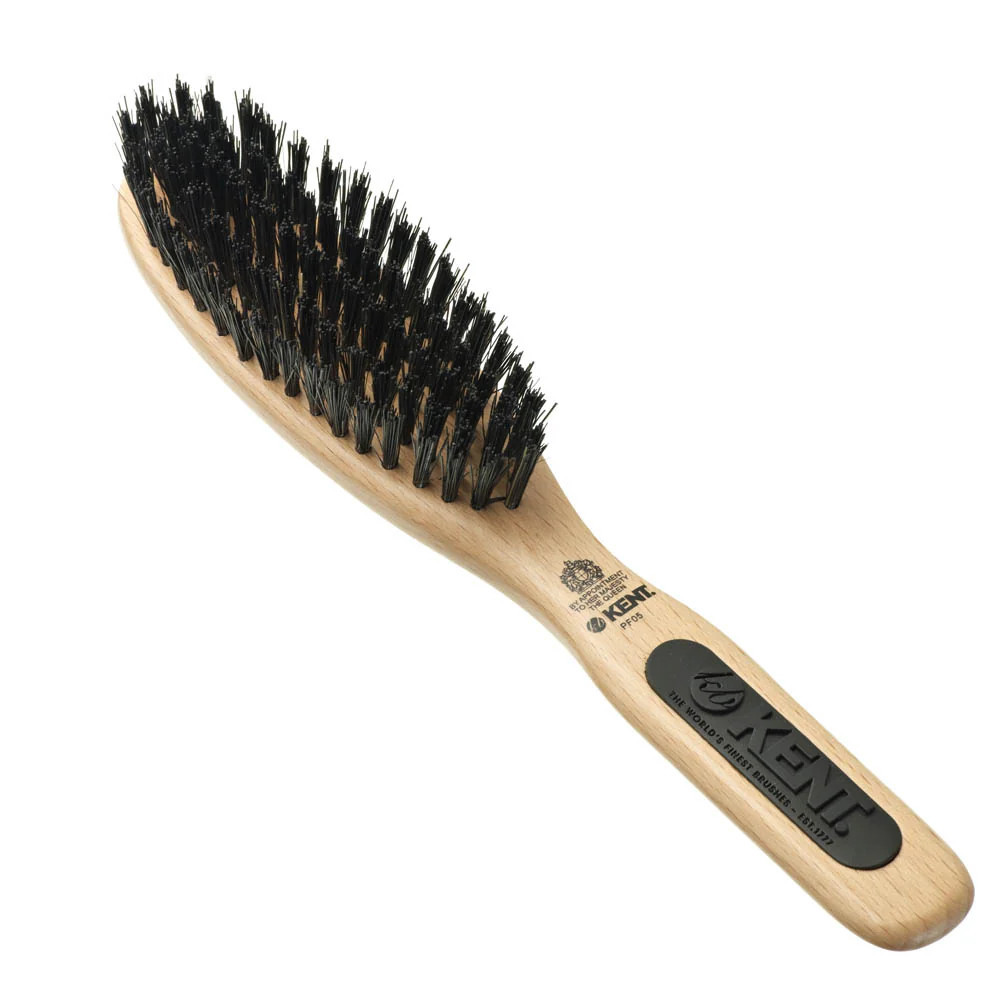 Perfect For Smoothing Narrow Oval Bristle Nylon Mix Brush - PF05 | Kent Brushes (UK)