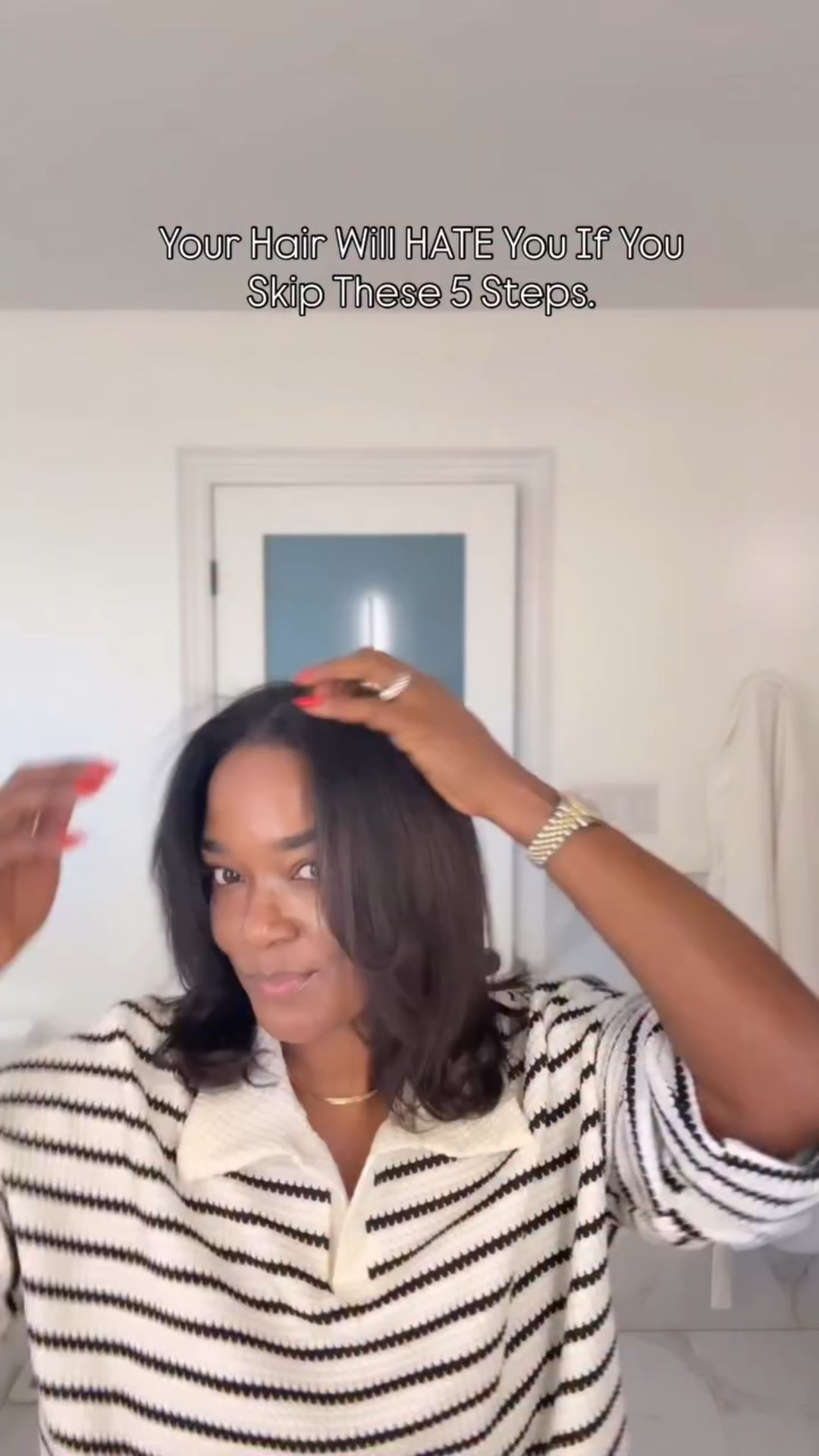 I stopped complaining about my hair and started investing in it! My wash day used to be a struggle, but making these 5 BIG CHANGES has completely transformed my hair health and press results. If you want salon-quality hair at home.

5 Things I Started Doing for My Hair

1. Invest in Salon-Grade Quality Products and Tools: 
 Using professional-grade, quality formulas (like sulfate-free shampoos, deep conditioners, and heat protectants) and heat tools that maintain an even, consistent temperature.

2. Prioritize Deep Conditioning & Steaming:
Make a dedicated deep conditioning treatment a non-negotiable part of every wash day, using a hair steamer or heated cap to allow the moisture and proteins to penetrate the hair shaft for maximum benefit.
 
3. Use a Clarifying Shampoo Regularly:
Incorporate a clarifying shampoo once a month or every 4-6 weeks to remove product buildup (especially if you use heavy oils or silicones), ensuring your conditioning treatments can actually work and your hair feels lighter and cleaner.
 
5. Master the Blow Dry Technique (The Foundation of a Press):
Instead of just rough-drying, use the tension method with a blow dryer and a comb/brush attachment to get the hair as straight as possible while wet. This minimizes the need for high heat from the flat iron later, reducing heat damage.
 
5. Always Use a High-Quality Heat Protectant (and Re-Apply):
 Never skip the heat protectant! Use one that can withstand temperatures up to 450c and apply it in small sections before both the blow-drying and flat-ironing stages.

Comment ‘hair’ for and I’ll send you the details.

Tools and Products used:

Clarifying shampoo : @ethiqueworld 
Shampoo and conditioner: @briogeo 
Leaving conditioner : @agcare1989 
Heat protectant/blowout mist : @kenraprofessional 
Blow dryer : @dysonbeauty 
3/10" Small Flat Iron: @amazonca 
1" Flat iron: @babylissprocanada 
Hair Steamer: @conaircanada 

All Available: @chattershairsalon 

#SilkPress #HairCareRoutine #WashDay #NaturalHairJourney #HealthyHair