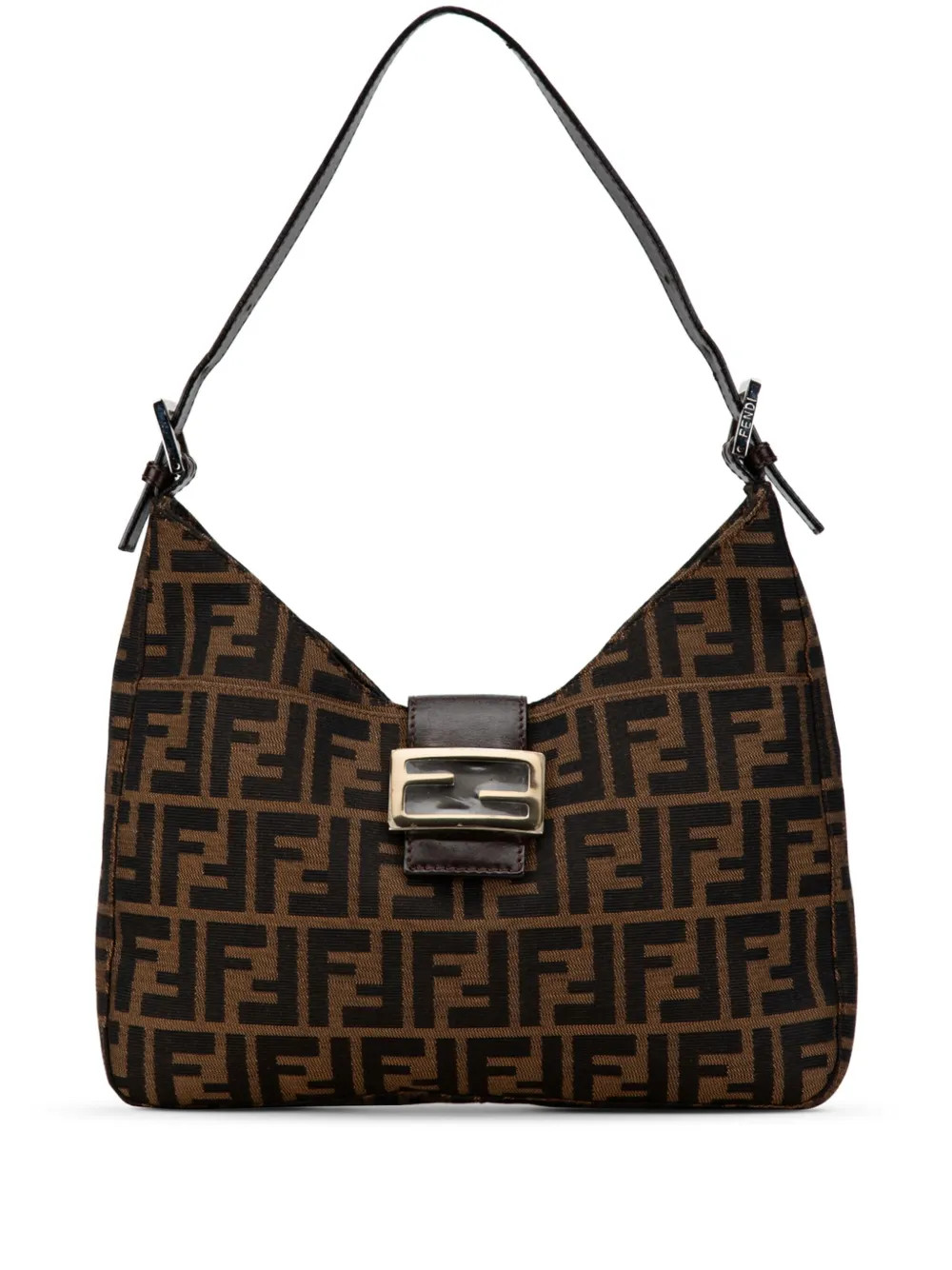 Fendi Pre-Owned 2000-2010 Zucca Canvas Shoulder Bag | Brown | FARFETCH AU | Farfetch Global