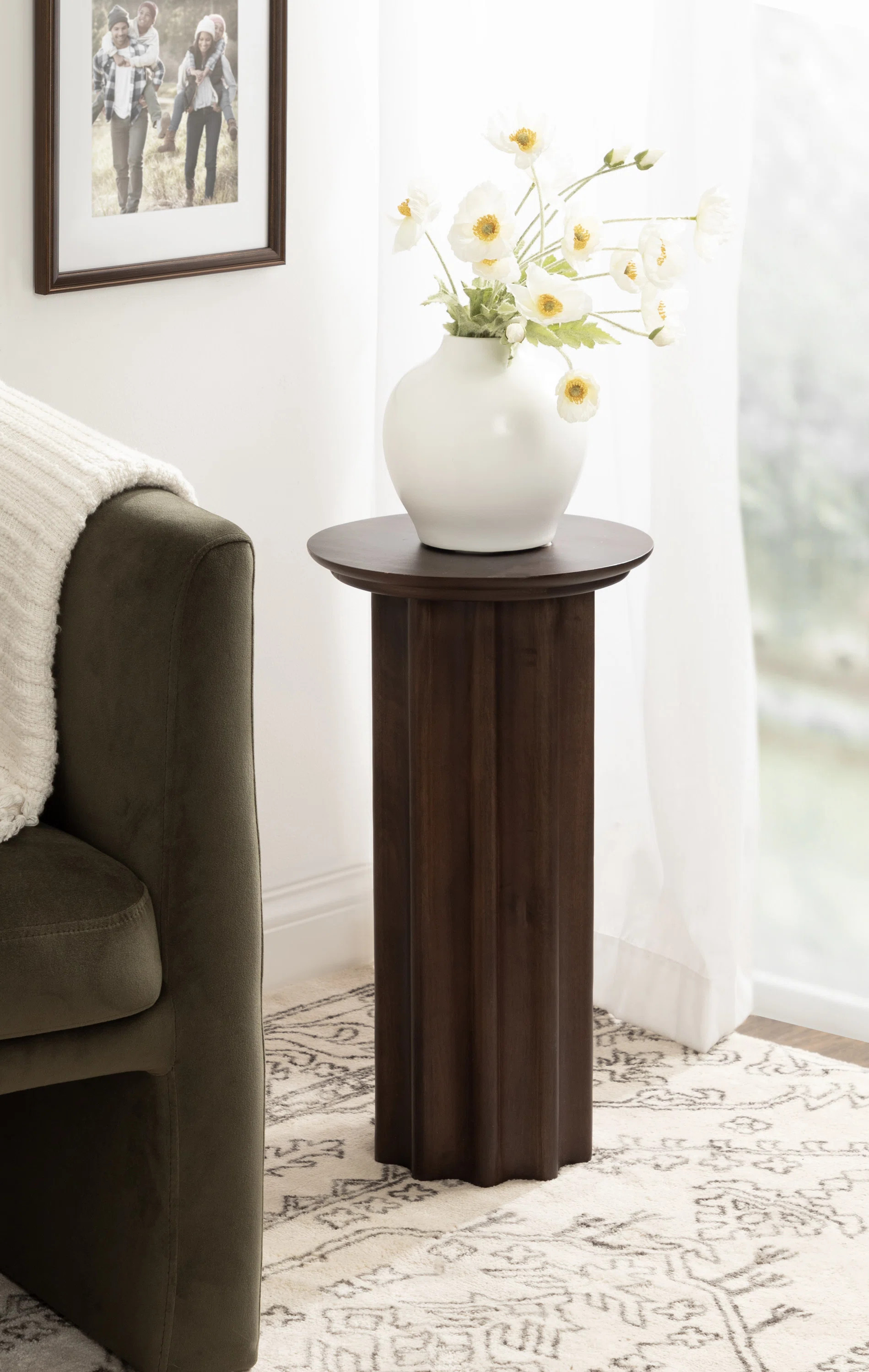 Lark Manor™ Scalloped Round Wood  Side Table | Wayfair | Wayfair North America