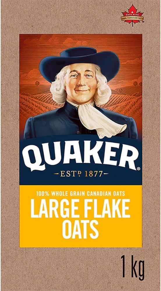 Quaker Oatmeal Large Flake Standard Oats, 1 kg | Amazon (CA)