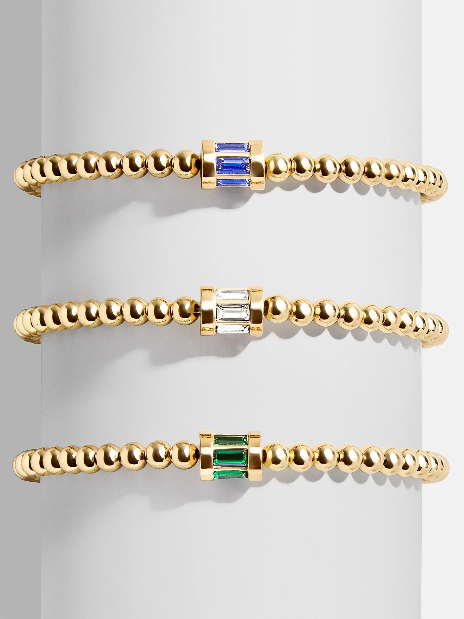 Tatum Birthstone Bracelet - Crystal | BaubleBar (US)