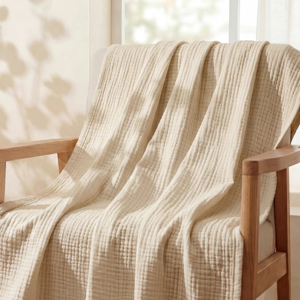Bedsure 200gsm 100% Cotton Lightweight Muslin Blanket GentleSoft™️for Spring & Summer | Wayfair North America