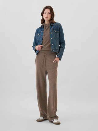CashSoft Wide-Leg Sweater Pants | Gap Factory