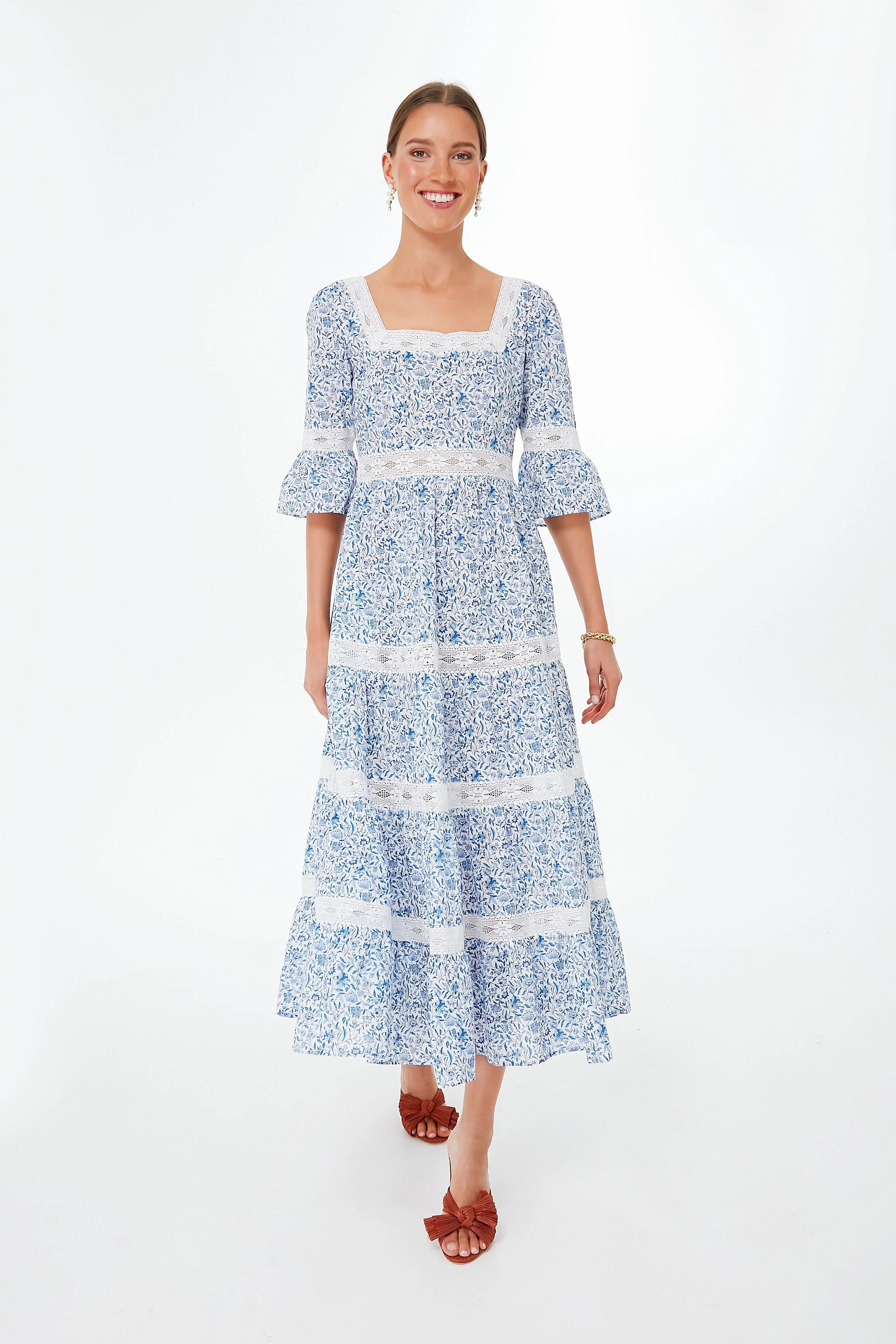 Sky Chintz Celine Dress | Tuckernuck (US)