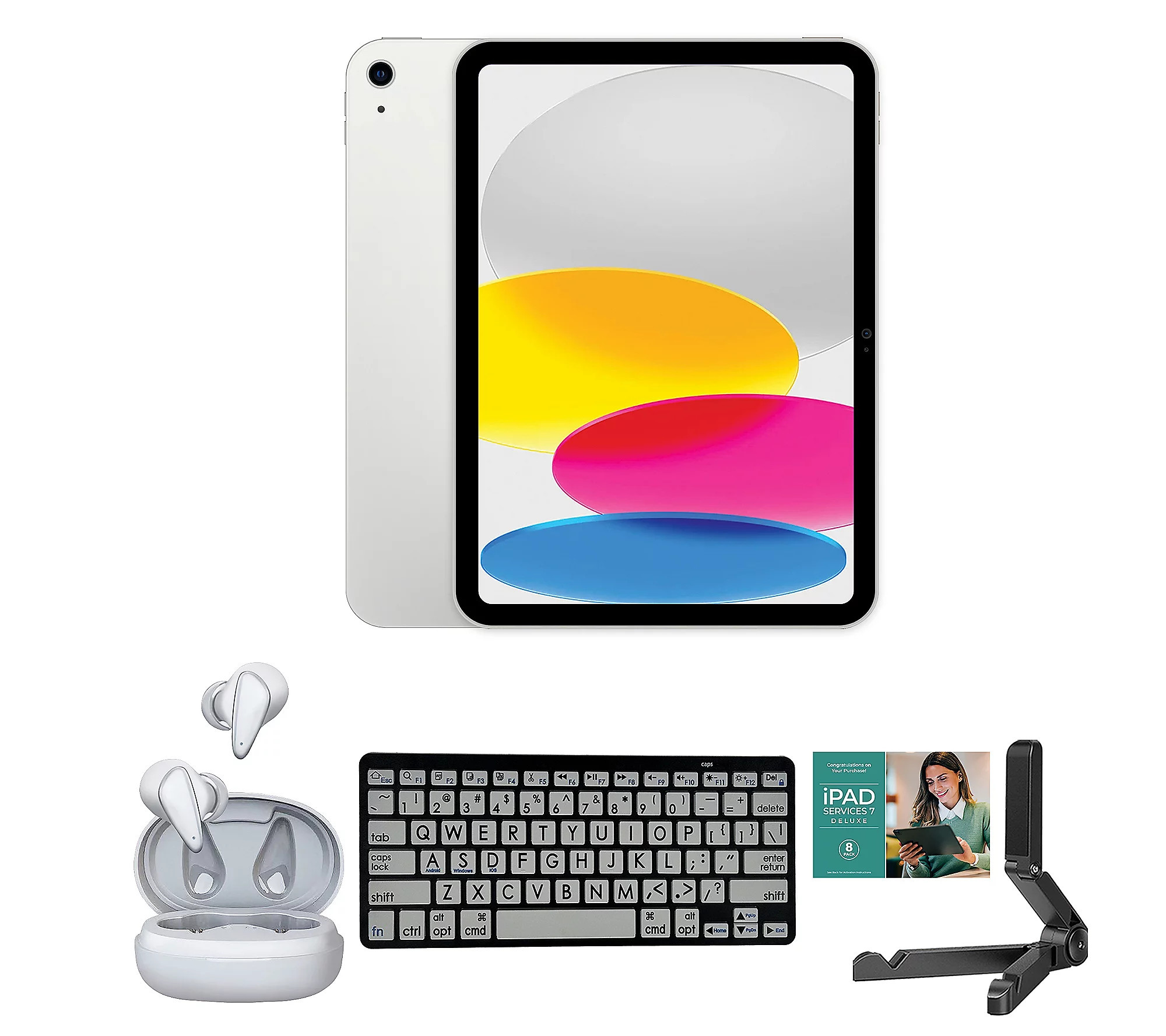 Apple 10.9"" iPad 64GB Bundle w/ Keyboard and Accessories | QVC