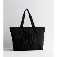 Black Zip Top Tote Bag New Look | New Look (UK)