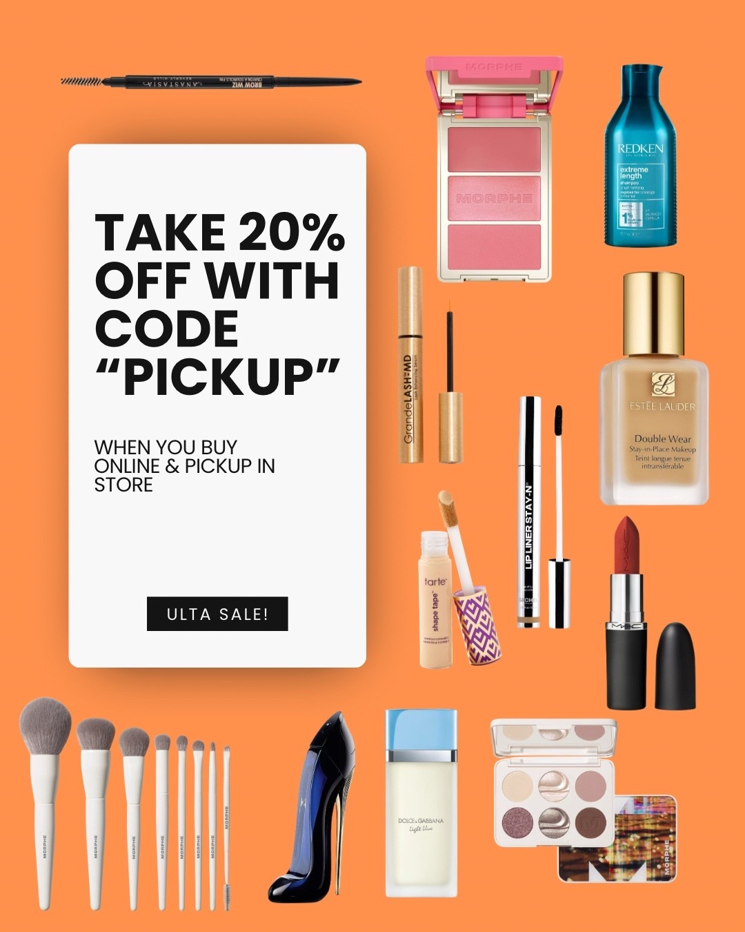 You can now save 20% off hundreds of amazing items on Ulta’s website when you order online and pick up in store! Just use code PICKUP 😉

Stock up on your favorites or get them as gifts for your loved ones! 

Makeup sale, perfume sale, Ulta sale, beauty gifts, Christmas gift ideas, gift ideas under $50, gifts for her 

#LTKSaleAlert #LTKBeauty #LTKGiftGuide