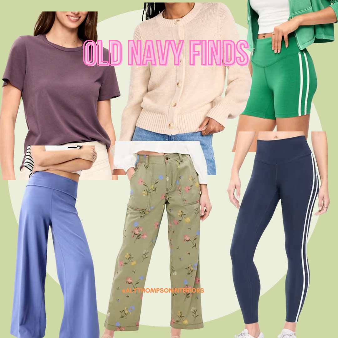 Old Navy Finds | Old Navy Haul | Old Navy | Women's Clothing | Wide Jeans | Wide Leg Pants | Athletic Wear | Spring Clothing 

 #LTKootd #LTKSeasonal #LTKSaleAlert
