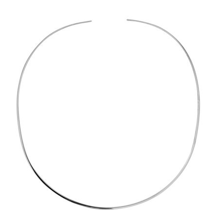 Contempo Plain 2mm Sterling Silver Choker Necklace | Walmart (US)