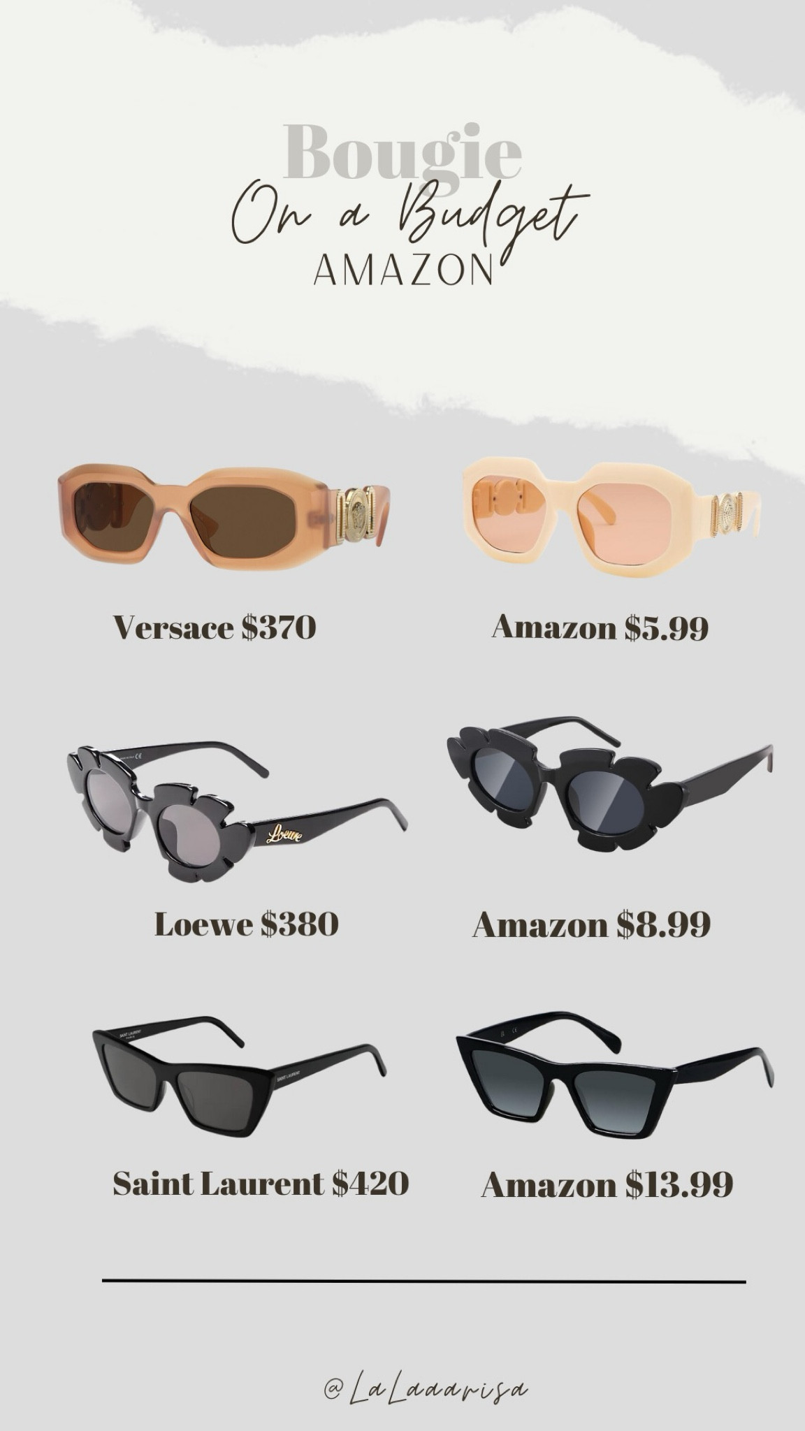 Designer inspired sunglasses for less

#LTKStyleTip #LTKSwim #LTKFindsUnder50