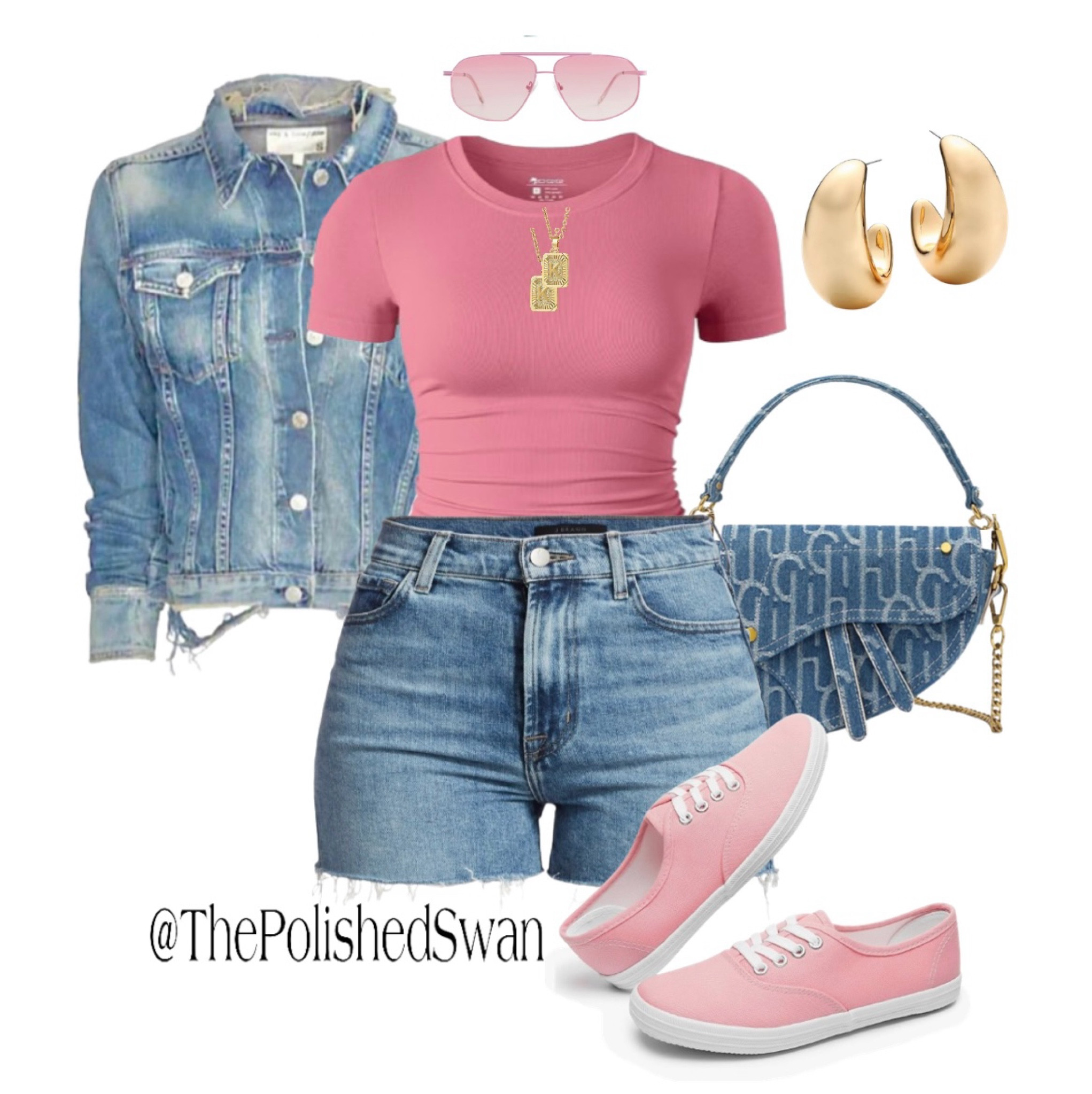 Casual everyday outfit for Spring & Summer. Wear with or without the denim jacket as needed. 

#ootd #amazon #amazonfashion #amazonfinds #amazonfinds2024 #whattowearnow #womensfashion #momstyle #teacherstyle #nursestyle #militarywomen

#LTKFindsUnder50 #LTKStyleTip
