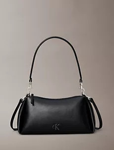 Pebble Pleat Small Shoulder Bag | Calvin Klein | Calvin Klein (US)