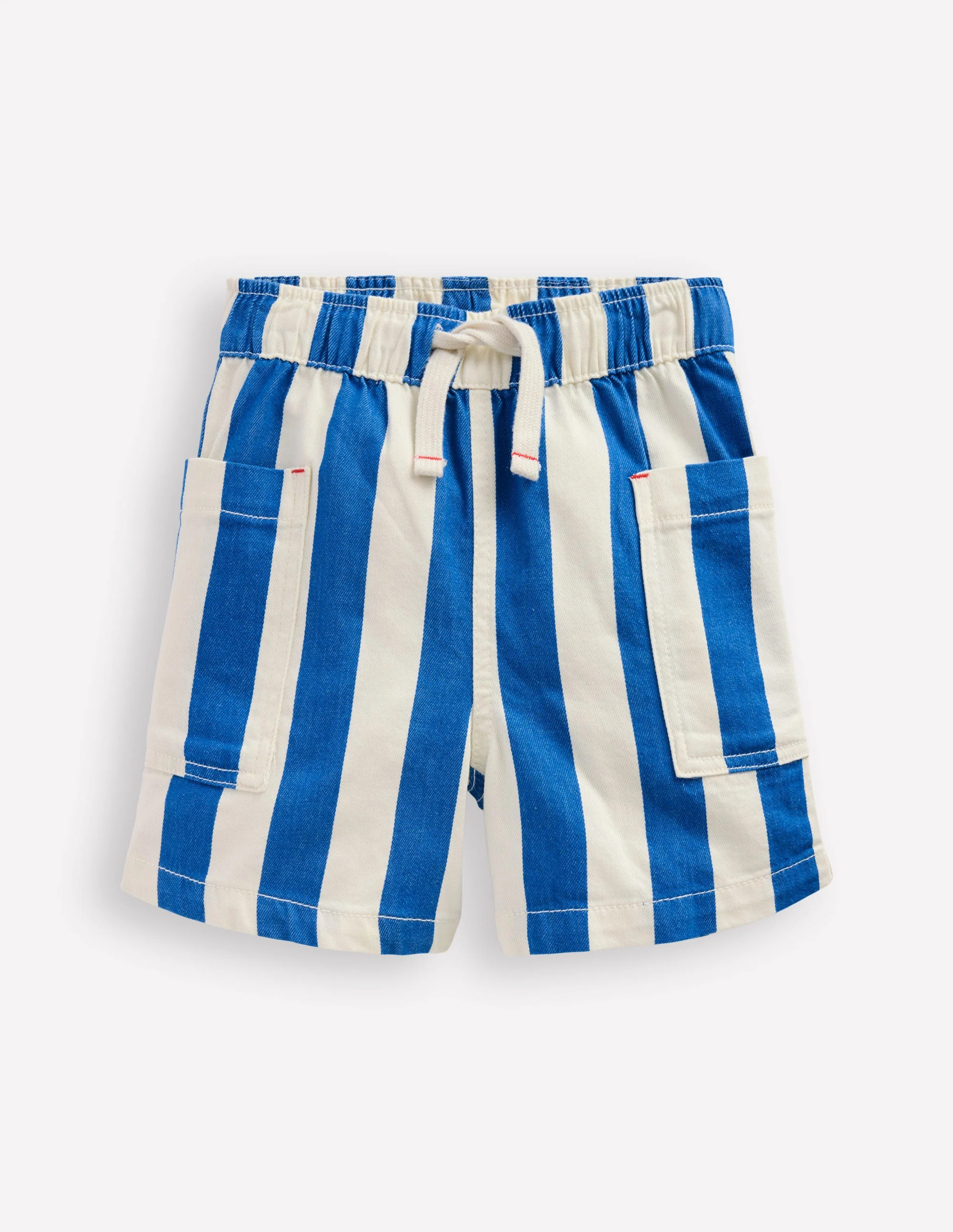 Cotton Pocket Shorts-Blue Stripe | Boden UK