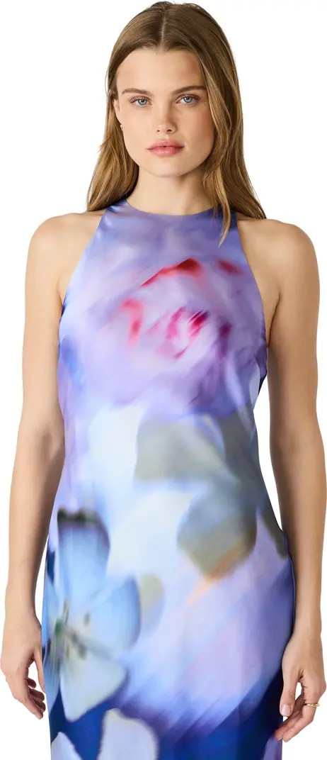 Jaidan Satin Scarf Maxi Dress | Nordstrom