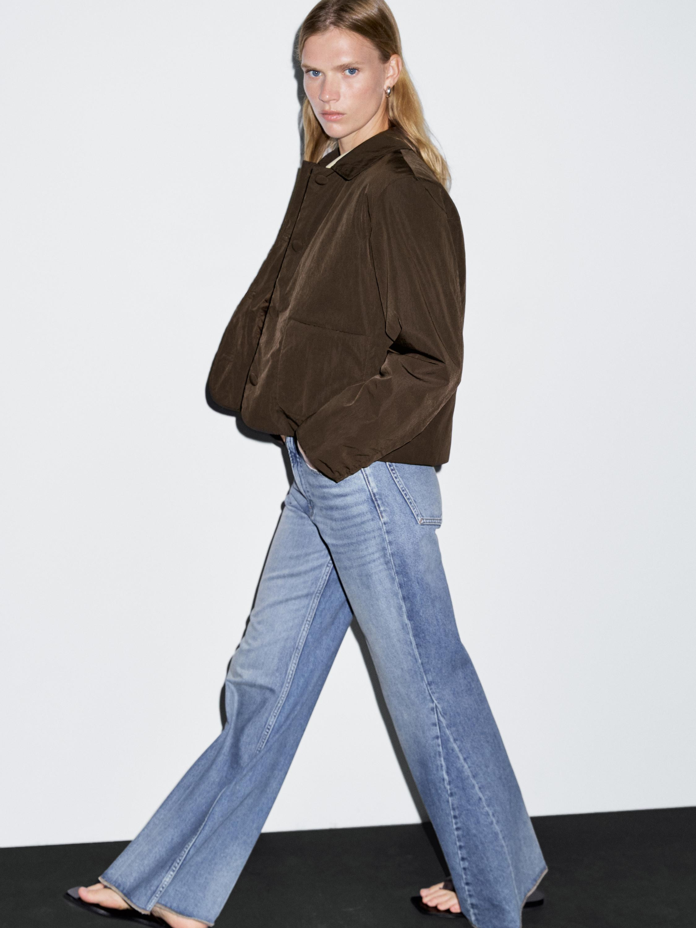 Short water-repellent puffer jacket | Massimo Dutti US