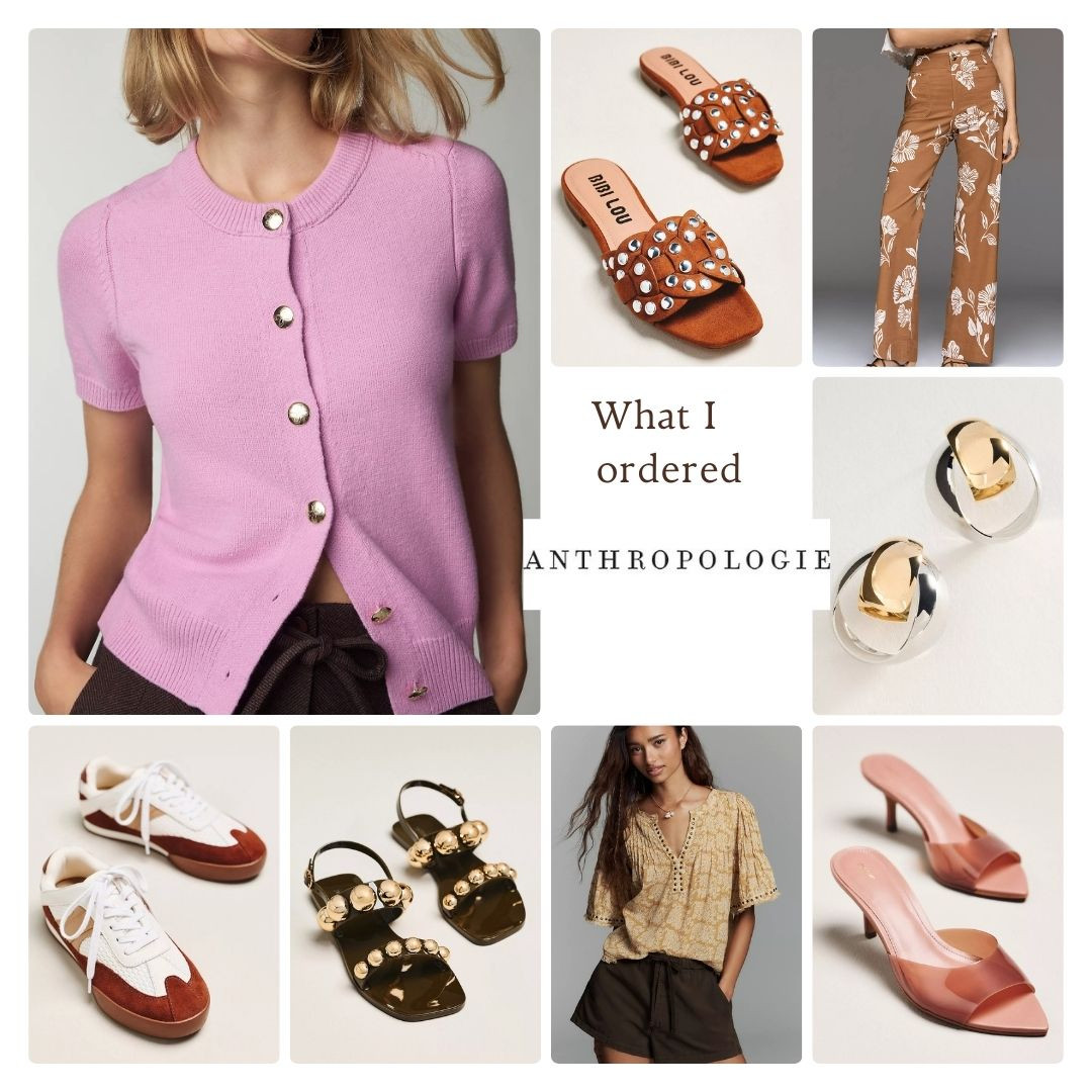 Recent items I ordered from @Anthropologie !  My go to for fun, unique, special pieces

 