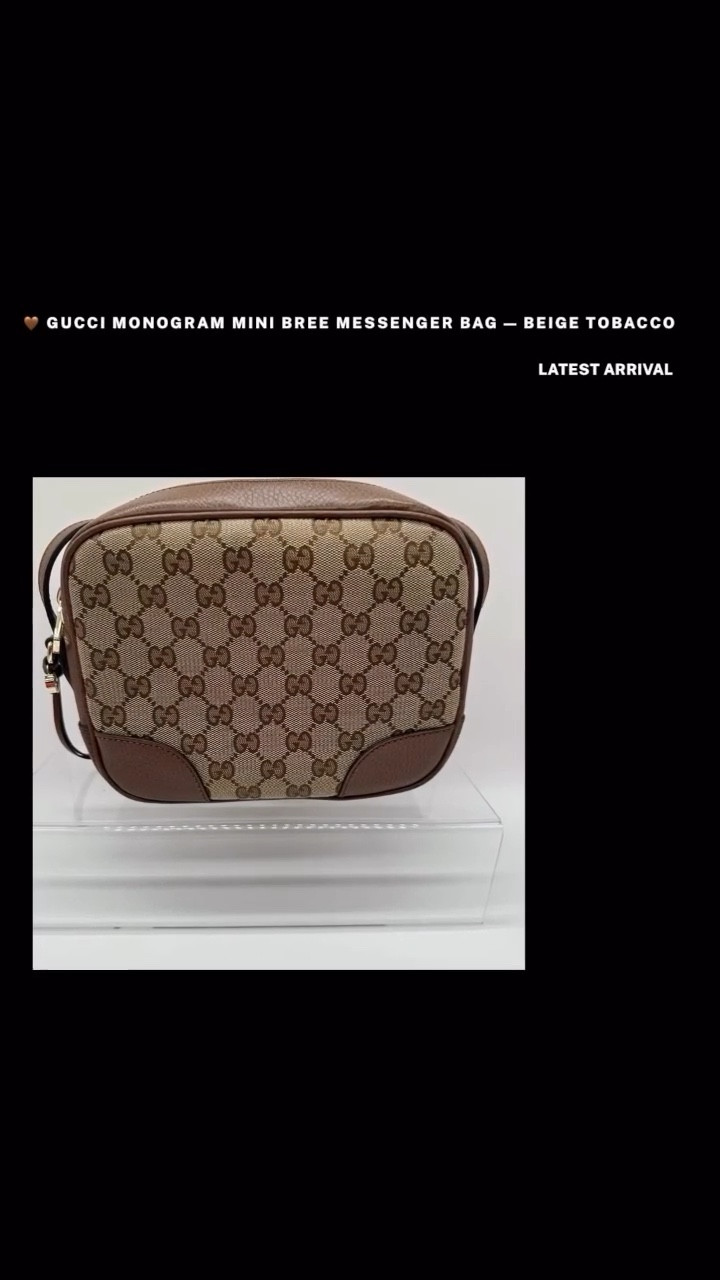 🤎 GUCCI MONOGRAM MINI BREE MESSENGER BAG — BEIGE TOBACCO

A signature from the House of Gucci, the Mini Bree Messenger embodies timeless sophistication in the brand’s iconic GG Supreme canvas with supple brown leather trim. This petite crossbody carries just the essentials while maintaining effortless luxury — a staple silhouette in Gucci’s heritage line.

💎 Details:

• Model: Gucci Monogram Mini Bree Messenger Bag

• Color: Beige/Tobacco

• Material: GG Supreme canvas with brown leather trim

• Interior: Clean, open compartment

• Condition: Excellent pre-loved condition

• Retail: $950

• ShopSIBI Price: $750

A versatile crossbody that transitions seamlessly from day to evening — refined, recognizable, and perfectly proportioned.

🛍️ Available now via @ShopSIBI and @GoldenGooseGang — also shoppable at GoldenGooseGang.com

Not affiliated with Gucci or any brands shown. Authentication guaranteed through Shop SIBI.

#shopsibi #goldengoosegang #gucci #guccibag #guccilover #ggsupreme #minibree #luxuryresale #designerbaglover #authenticstyle #preloveddesigner #luxuryfinds #consignmentstyle

#LTKWorkwear #LTKOver40 #LTKHoliday