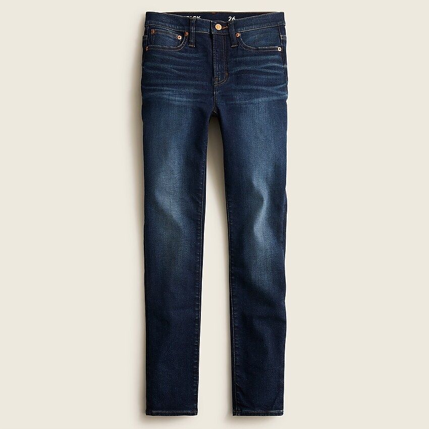 9" high-rise toothpick jean in Blue Harbor wash | J.Crew US