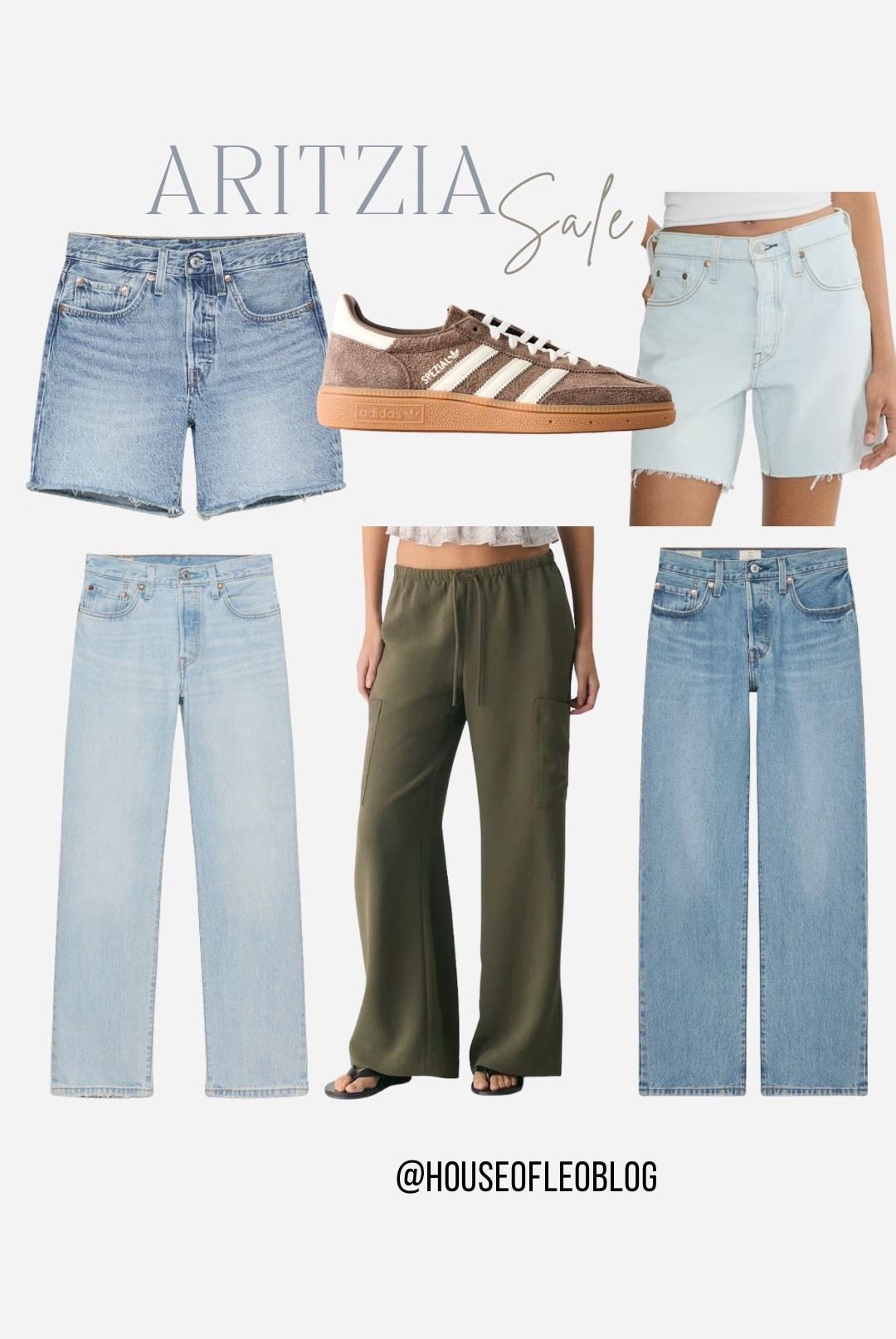 Aritzia sale. Denim shorts. Cargo pants. Levi’s jeans. Adidas sneakers.

#LTKSaleAlert