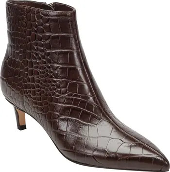 Itzia Croc Embossed Bootie (Women) | Nordstrom