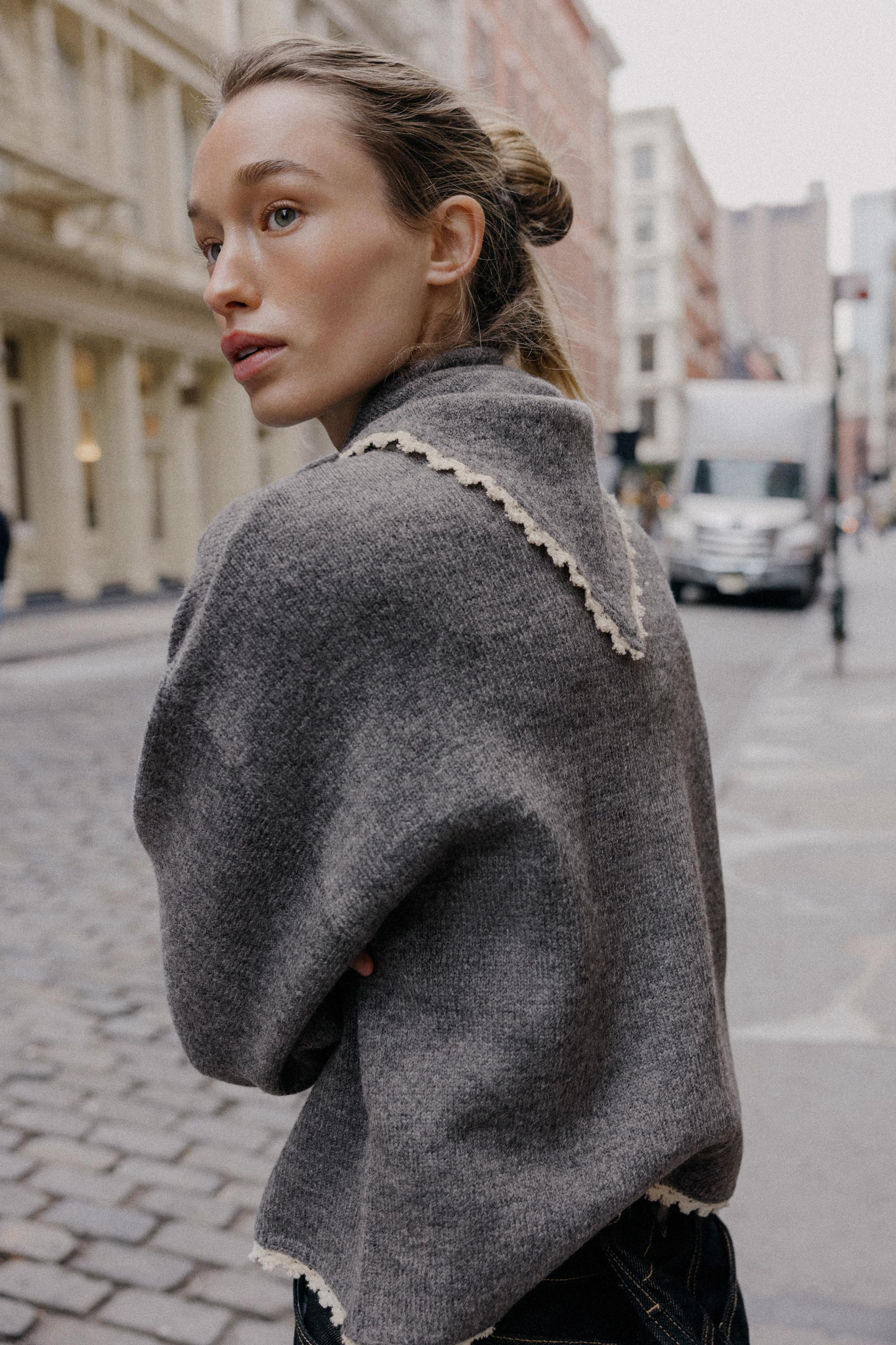 BANDANA LACE CARDIGAN | Zara UK