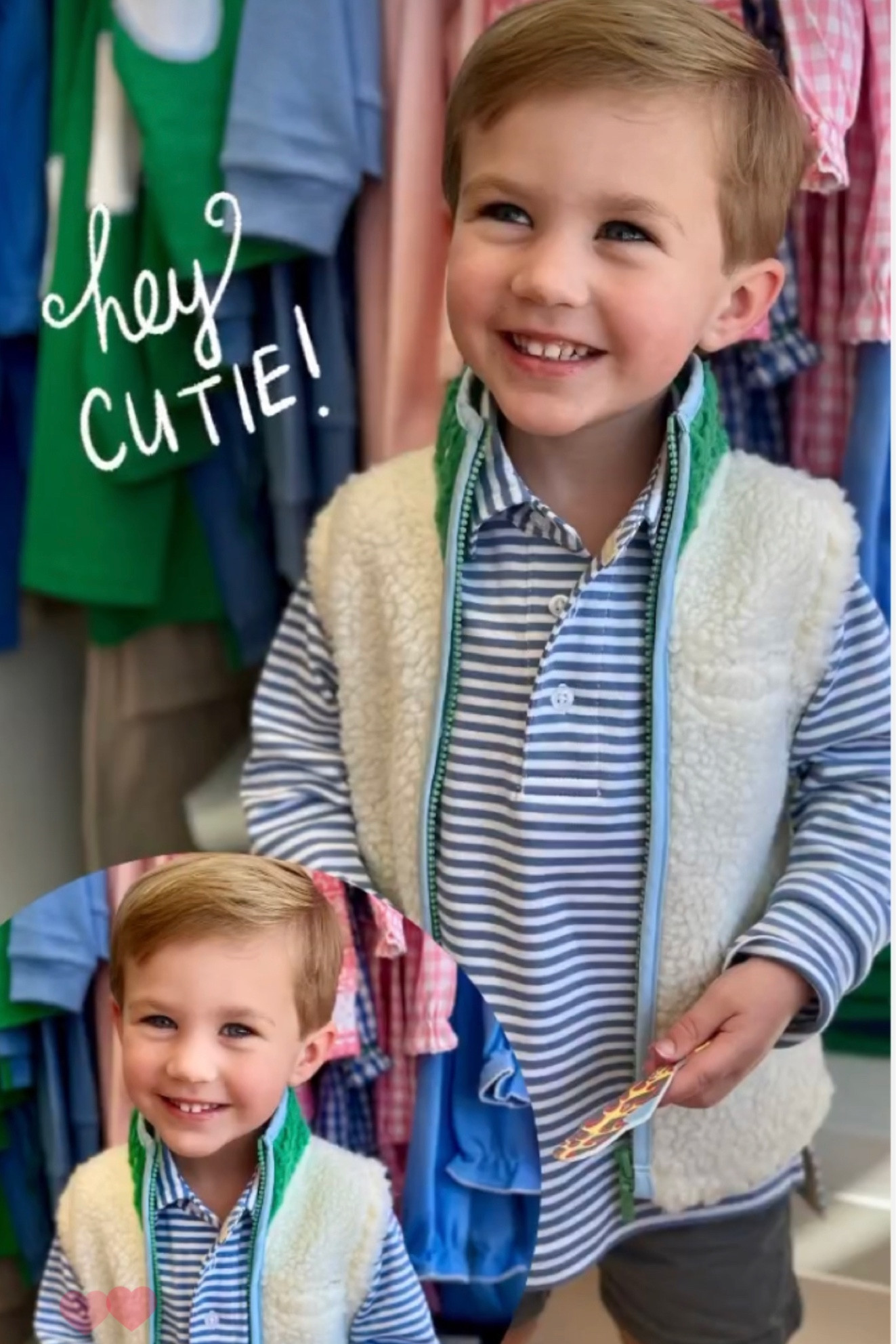 Vest season. This boy melts my heart! 

#LTKSeasonal #LTKbaby #LTKkids