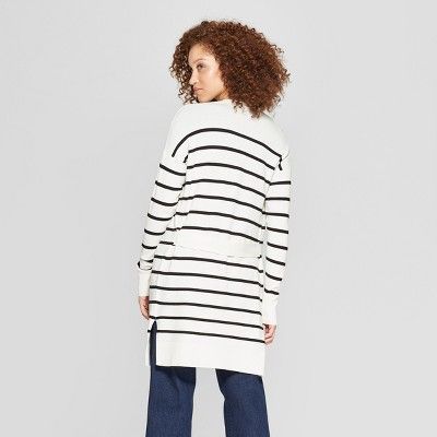 Women's Striped Long Sleeve Open Cardigan - A New Day™ | Target