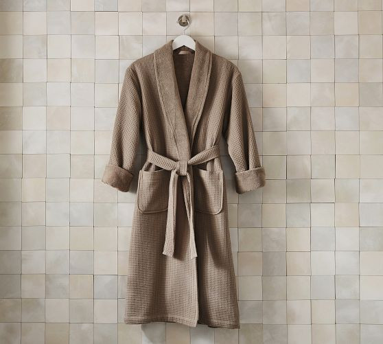 Waffle Weave Resort Robe | Pottery Barn (US)
