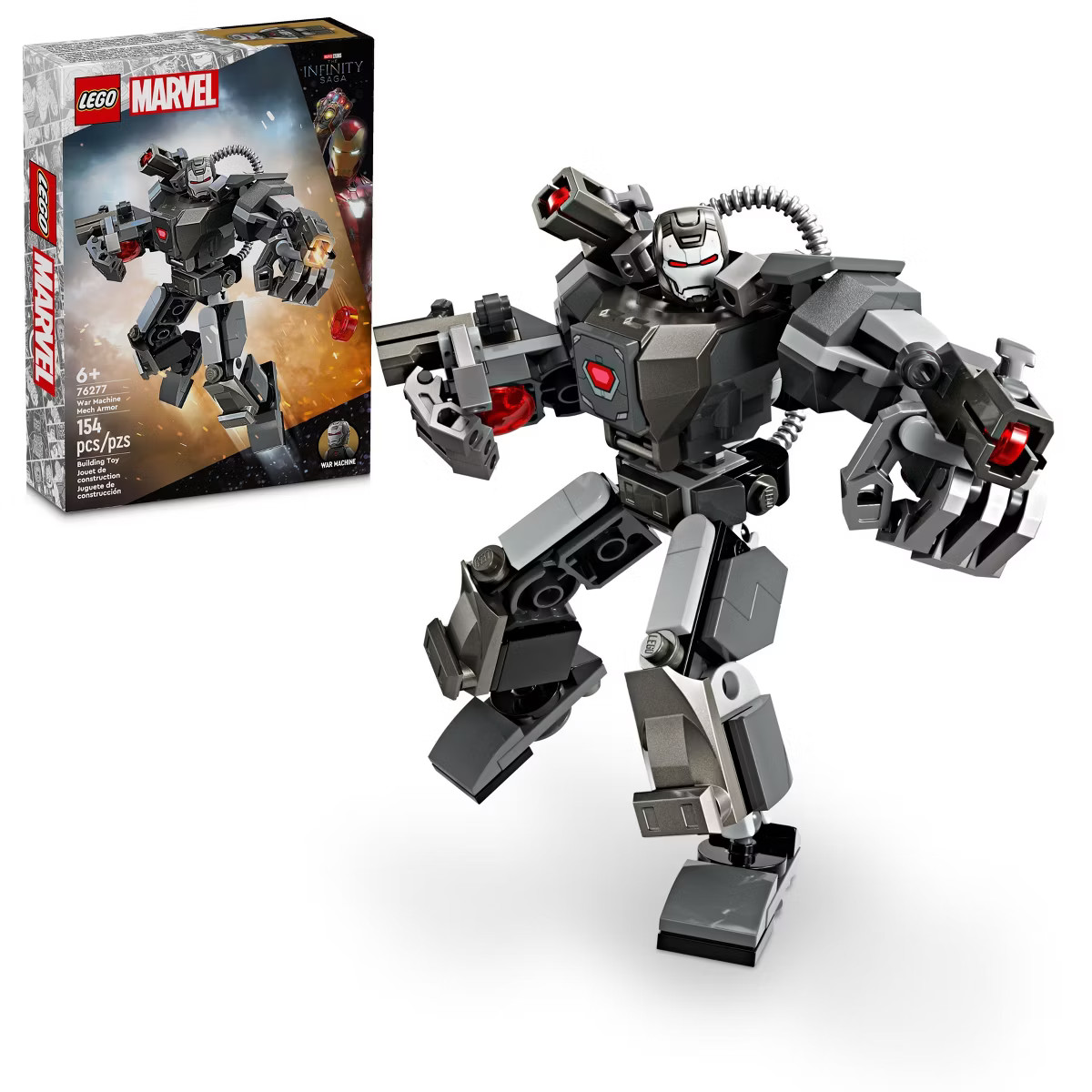 LEGO Marvel War Machine Mech Armor Building Toy 76277 | Target