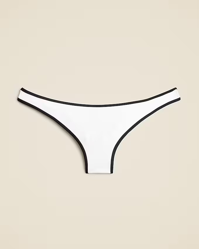 1989 high-leg tipped bikini bottom | J. Crew US
