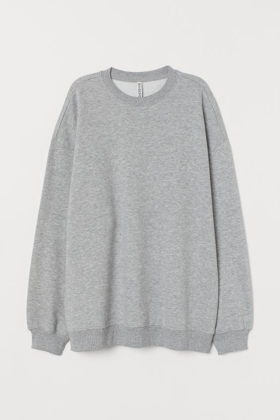 Oversized sweatshirt | H&M (UK, MY, IN, SG, PH, TW, HK)